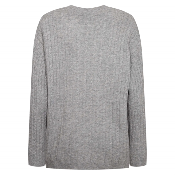 Copenhagen Muse CMCASHA Pullover, Light Grey Melange 